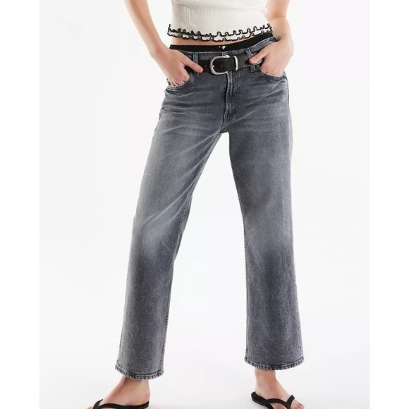 MOTHER Denim - MOTHER Superior The Bookie Ankle Jeans in Let's Ride Gray sz 30
